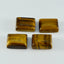Tiger Eye 1PC Large 10x12 MM Emerald Cabochon Brown Fine semi Precious Gems
