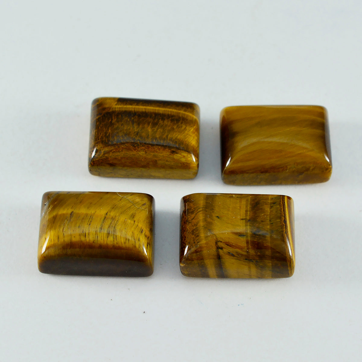 Tiger Eye 1PC Large 10x12 MM Emerald Cabochon Brown Fine semi Precious Gems