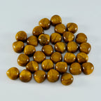 Tiger Eye 1PC Small 8x8 MM Heart Cabochon Brown Brilliant semi Precious Precious Gemstone