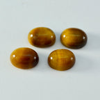Tiger Eye 1PC Large 10x12 MM Oval Cabochon Brown Pure semi Precious Loose Gemstones
