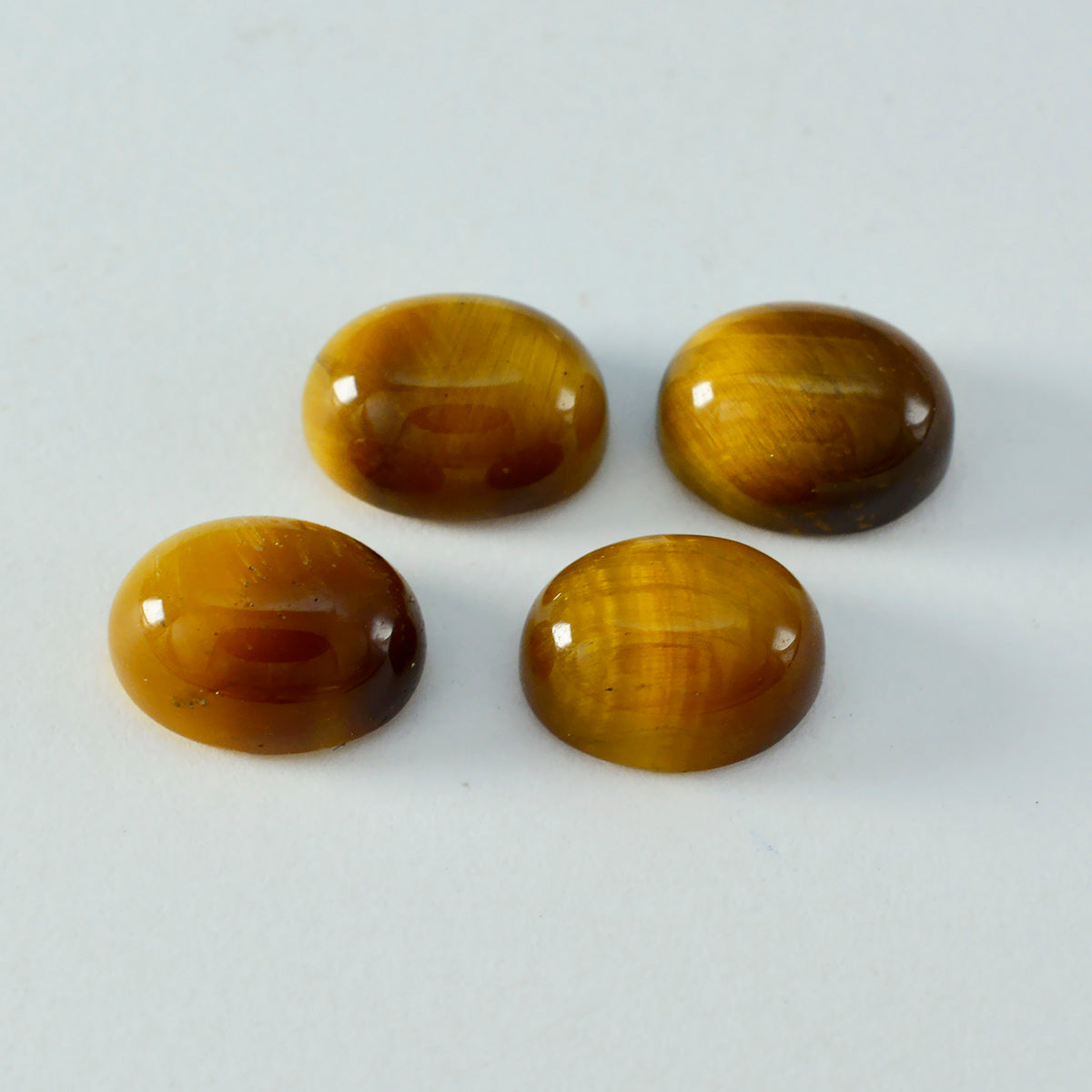 Tiger Eye 1PC Large 10x12 MM Oval Cabochon Brown Pure semi Precious Loose Gemstones