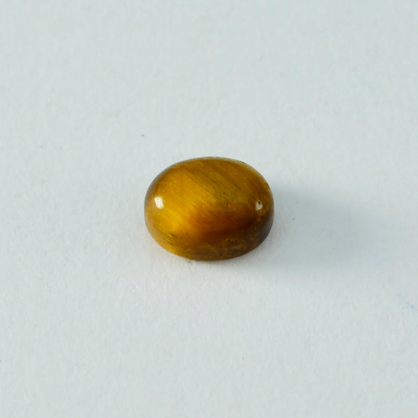 Tiger Eye 1PC Large 8x12 MM Oval Cabochon Brown Superior semi Precious Loose Gemstone