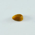Tiger Eye 1PC Medium 7x10 MM Pear Cabochon Brown Fiery semi Precious Semi Precious Gemstone