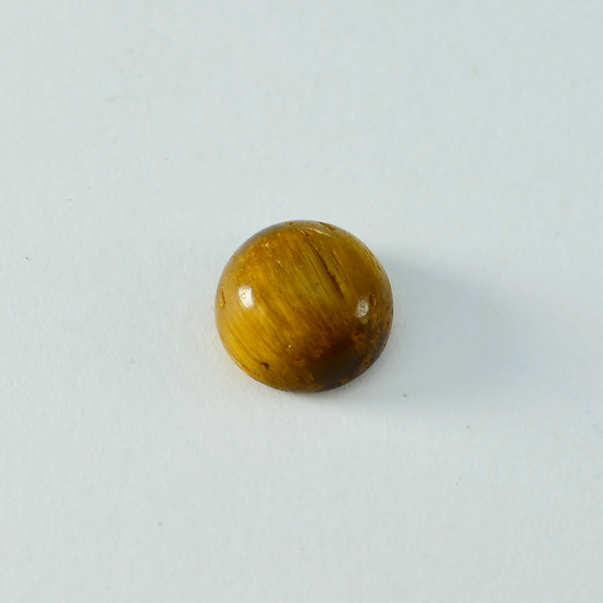Tiger Eye 1PC Large 11x11 MM Round Cabochon Brown Polished semi Precious Loose Gems