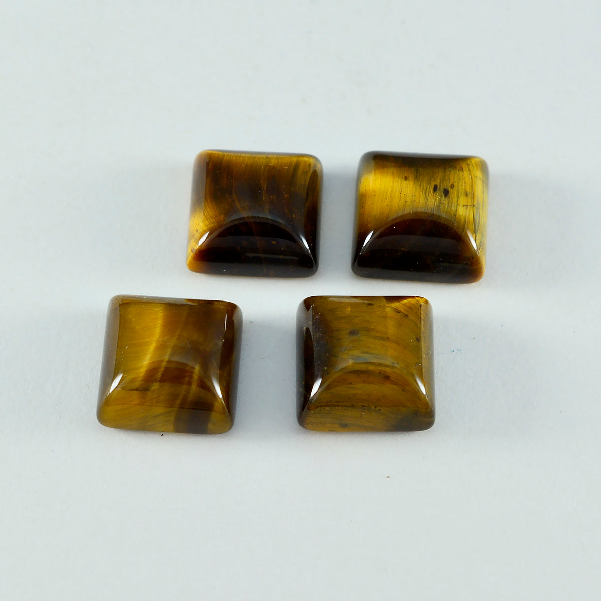 Tiger Eye 1PC Large 11x11 MM Square Cabochon Brown Fiery semi Precious Gems