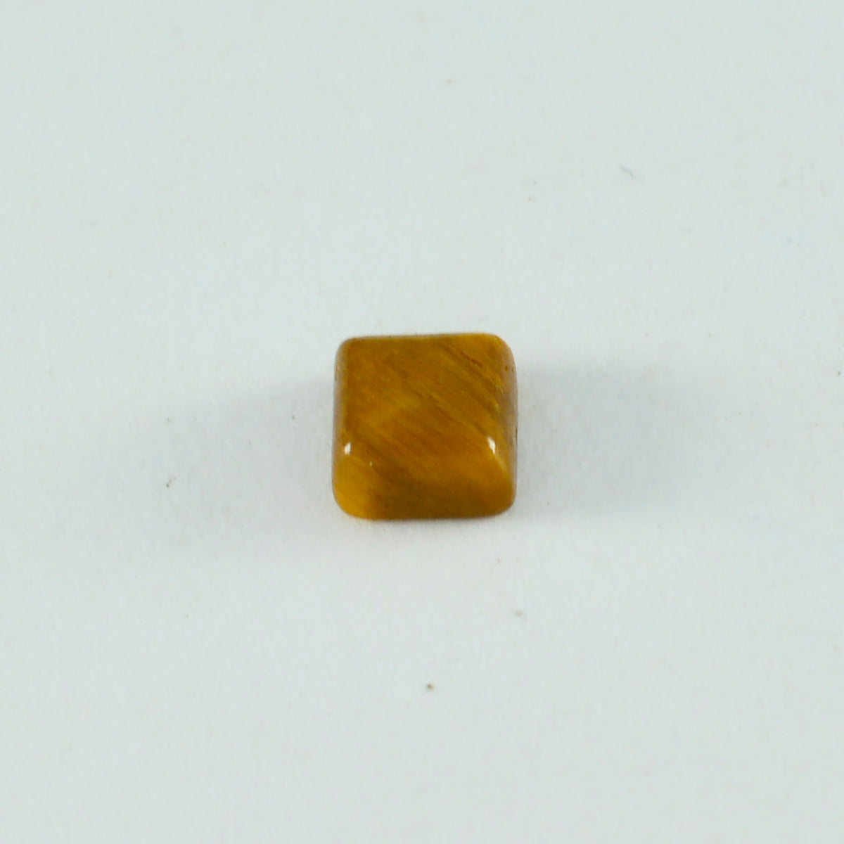 Tiger Eye 1PC Small 8x8 MM Square Cabochon Brown Genuine semi Precious Loose Gemstones