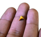 Tiger Eye 10PC Tiny 5x5 MM Triangle Cabochon Brown Polished semi Precious Loose Gemstones