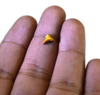 Tiger Eye 1PC Small 8x8 MM Triangle Cabochon Brown Lustrous semi Precious Gems