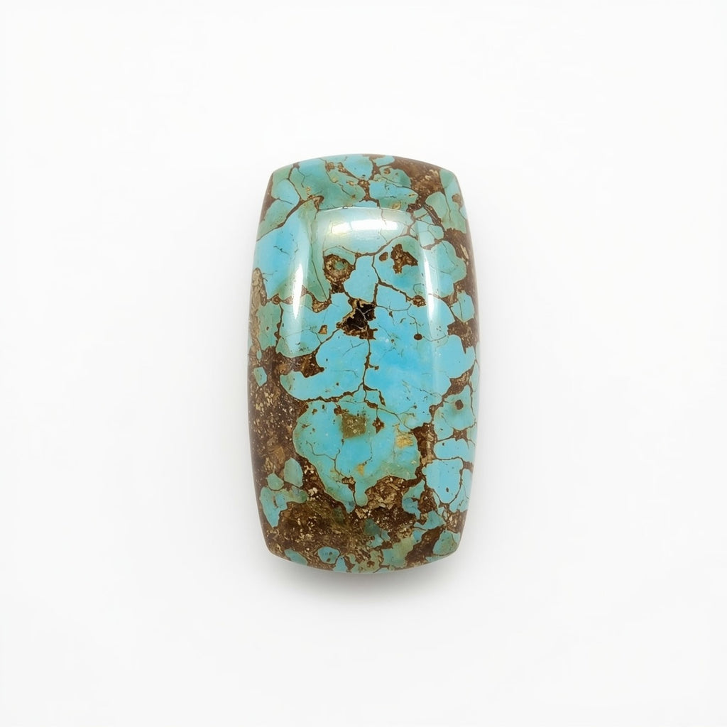 Turquoise 10PC Tiny 4x8 MM Baguette Cabochon Blue Fiery semi Precious Loose Gemstone