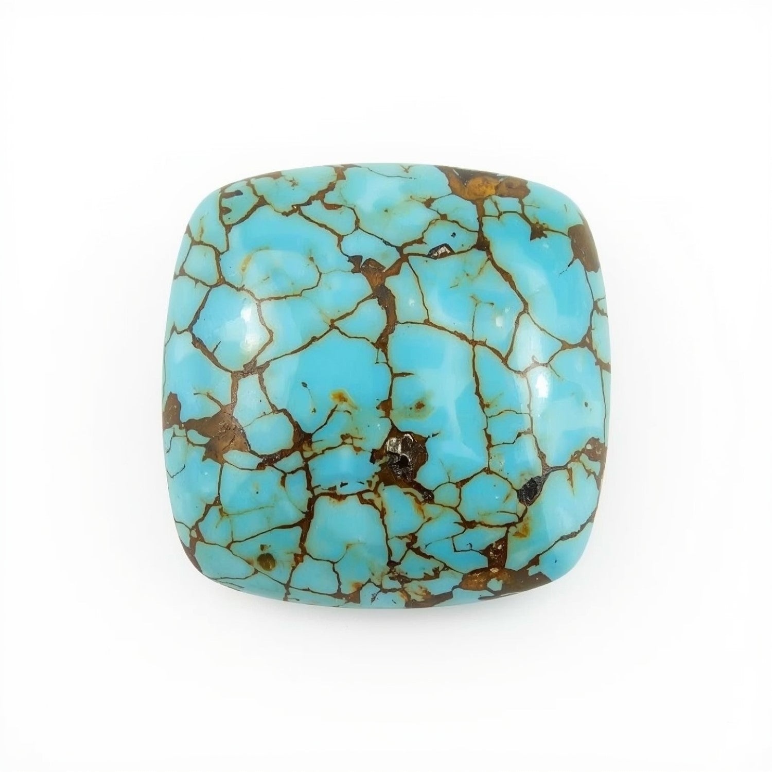 Turquoise 1PC Large 11x11 MM Cushion Cabochon Blue Splendid semi Precious Semi Precious Gemstone Immagine principale del prodotto