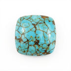 Turquoise 1PC Large 11x11 MM Cushion Cabochon Blue Splendid semi Precious Semi Precious Gemstone