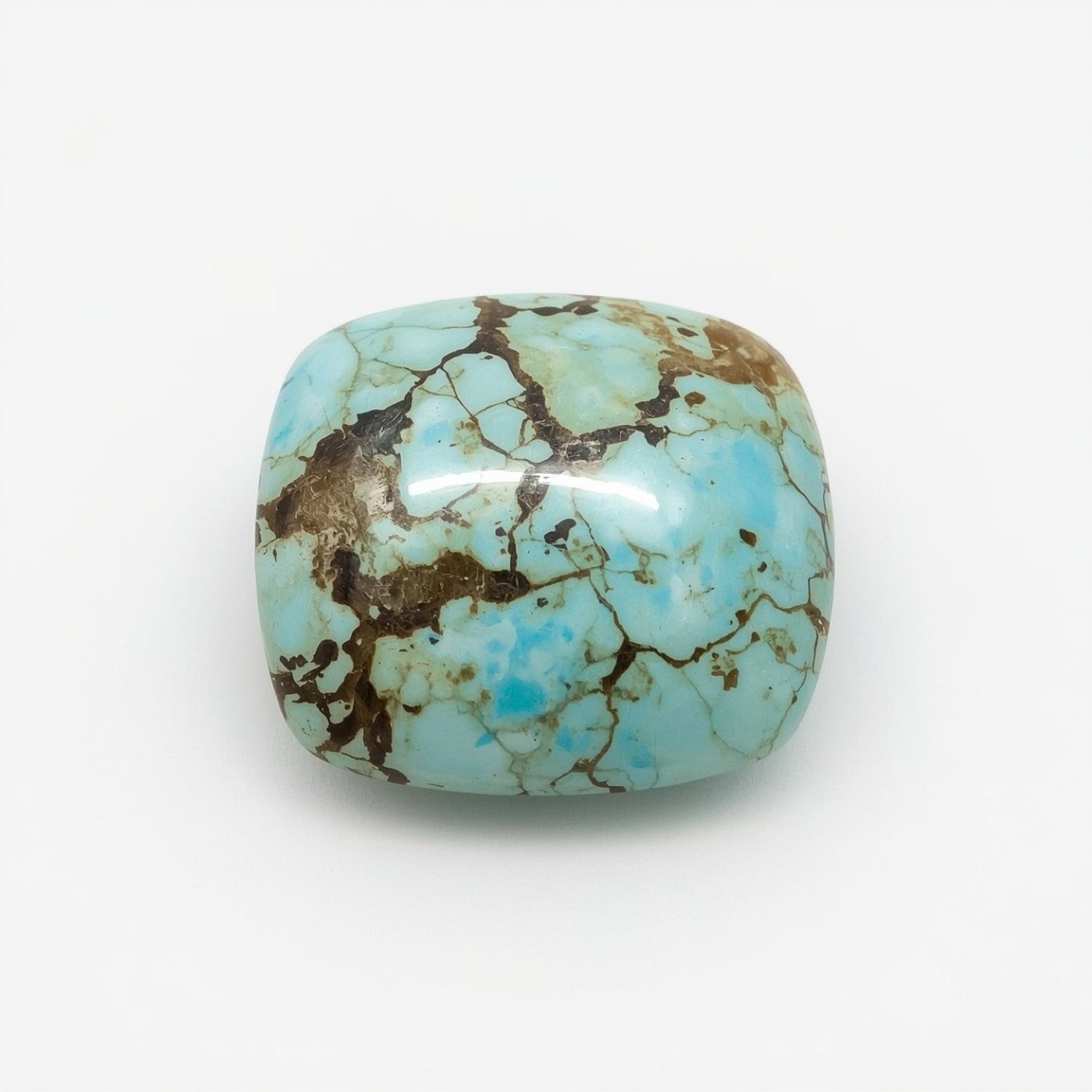 Turquoise 10PC Tiny 5x5 MM Cushion Cabochon Blue Superior semi Precious Semi Precious Gemstone Secundaire afbeelding