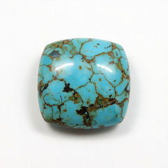 Turquoise 1PC Tiny 6x6 MM Cushion Cabochon Blue Pure semi Precious Precious Gemstone
