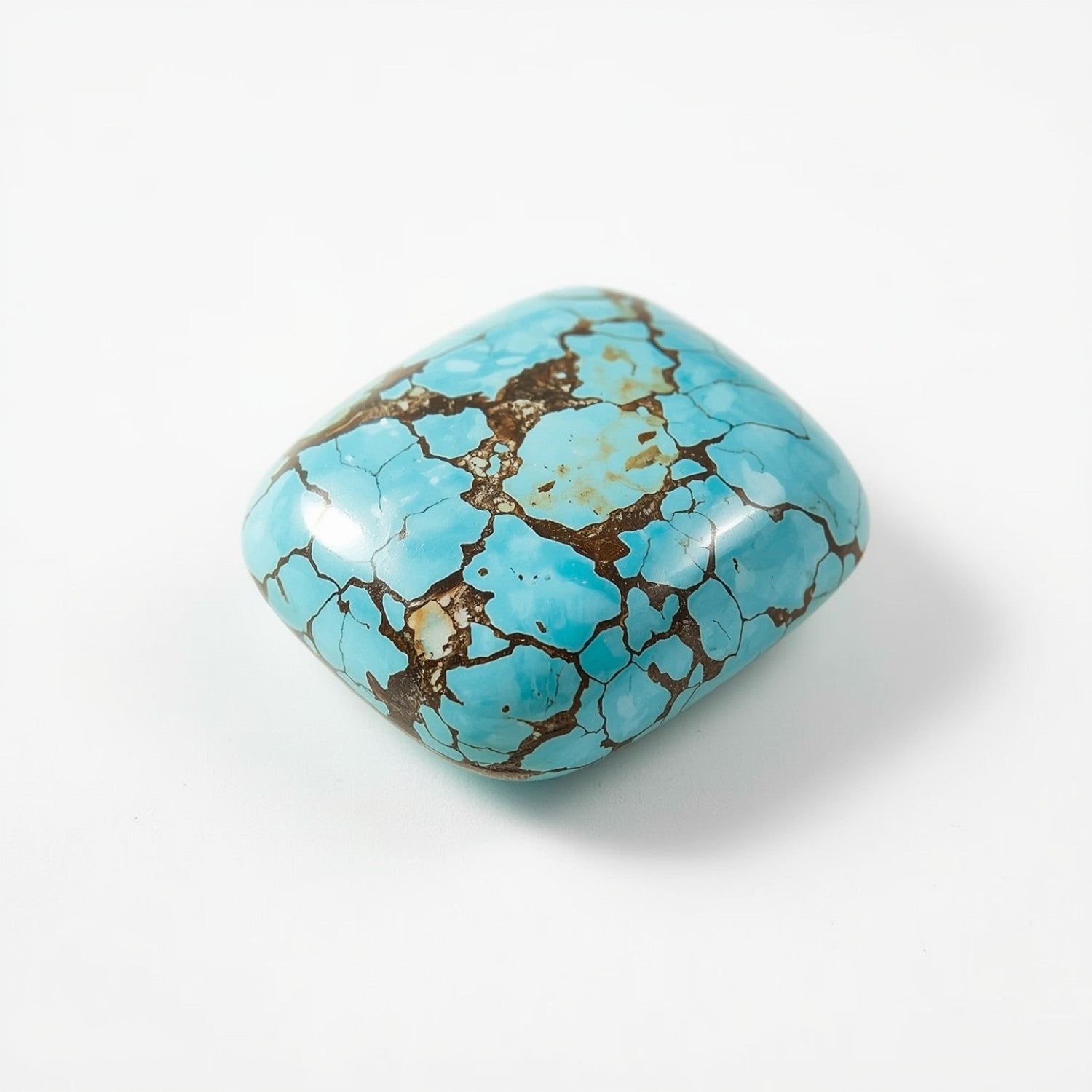 Turquoise 1PC Large 10x12 MM Emerald Cabochon Blue Luster semi Precious Precious Gemstone