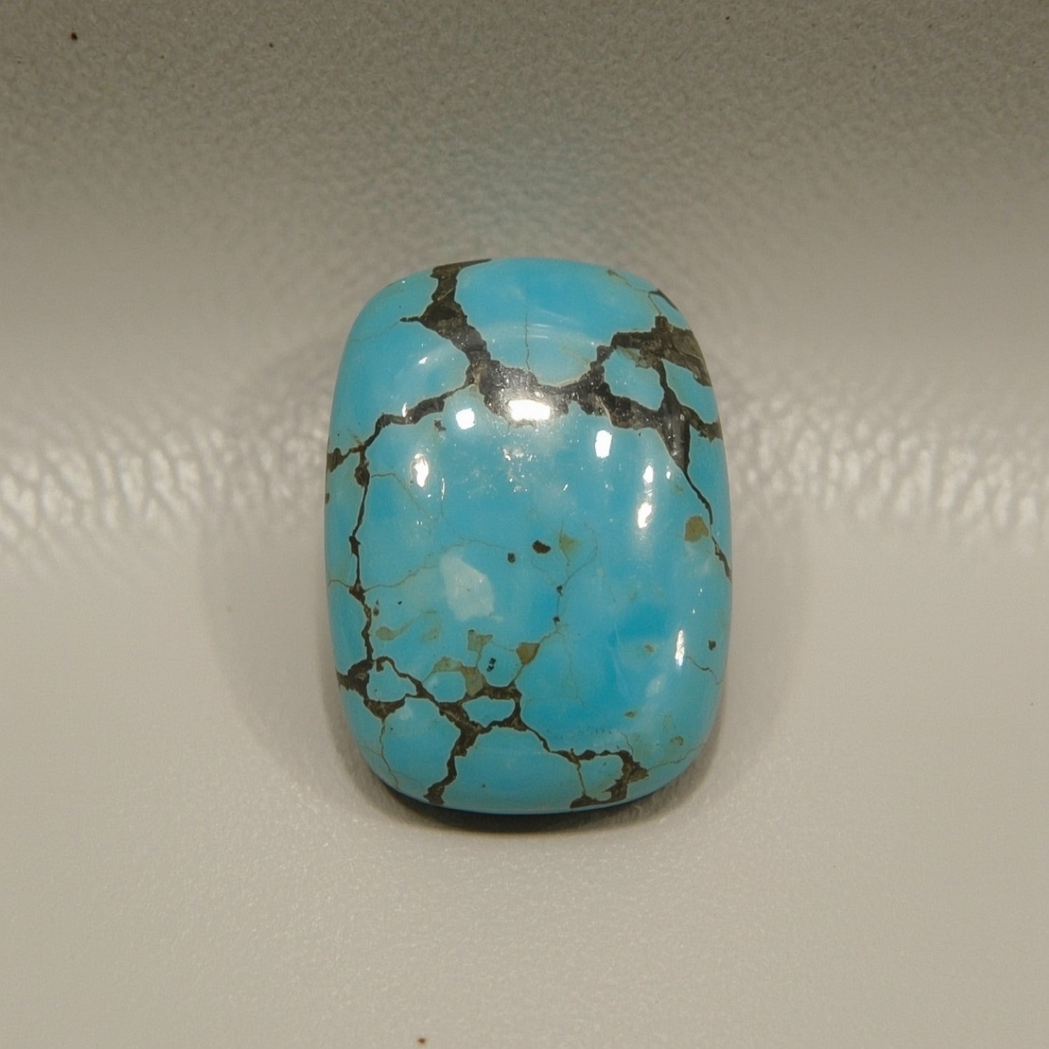 Turquoise 1PC Medium 7x10 MM Emerald Cabochon Blue Brilliant semi Precious Loose Gems