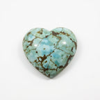 Turquoise 10PC Tiny 3x3 MM Heart Cabochon Blue Luster semi Precious Loose Gemstones