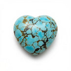 Turquoise 1PC Medium 9x9 MM Heart Cabochon Blue Genuine semi Precious Loose Gemstones