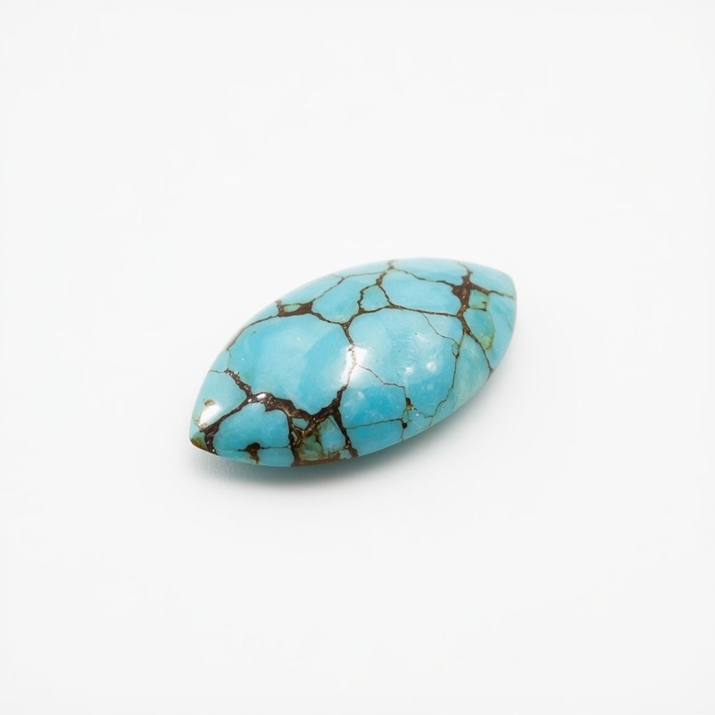 Turquoise 10PC Tiny 4x8 MM Marquise  Cabochon Blue Splendid semi Precious Loose Gemstone