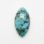 Turquoise 1PC Small 5x10 MM Marquise  Cabochon Blue Luster semi Precious Loose Gemstones