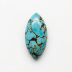 Turquoise 1PC Small 6x12 MM Marquise  Cabochon Blue Lustrous semi Precious Semi Precious Gemstone