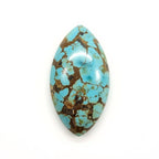 Turquoise 1PC Medium 7x14 MM Marquise  Cabochon Blue Shine semi Precious Precious Gemstone