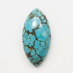 Turquoise 1PC Large 8x16 MM Marquise  Cabochon Blue Fine semi Precious Gems
