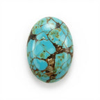 Turquoise 1PC Large 10x12 MM Oval Cabochon Blue Natural semi Precious Loose Gemstone
