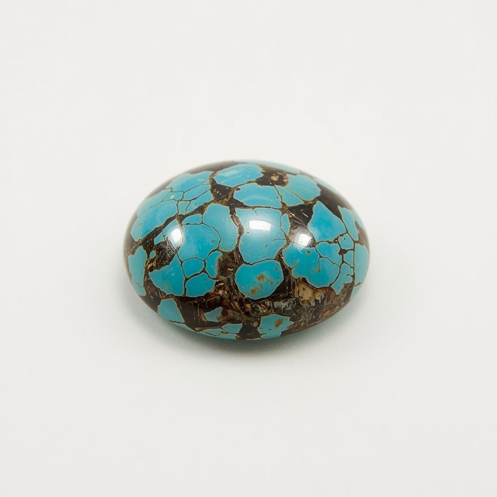 Turquoise 10PC Tiny 4x6 MM Oval Cabochon Blue Brilliant semi Precious Precious Gemstone
