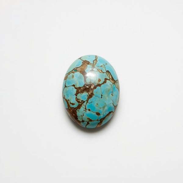 Turquoise 1PC Small 6x9 MM Oval Cabochon Blue Splendid semi Precious Loose Gemstone