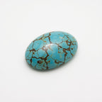 Turquoise 1PC Medium 8x10 MM Oval Cabochon Blue Shine semi Precious Precious Gemstone