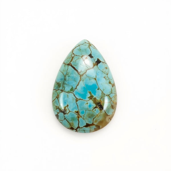 Turquoise 10PC Tiny 4x6 MM Pear Cabochon Blue Lustrous semi Precious Semi Precious Gemstone