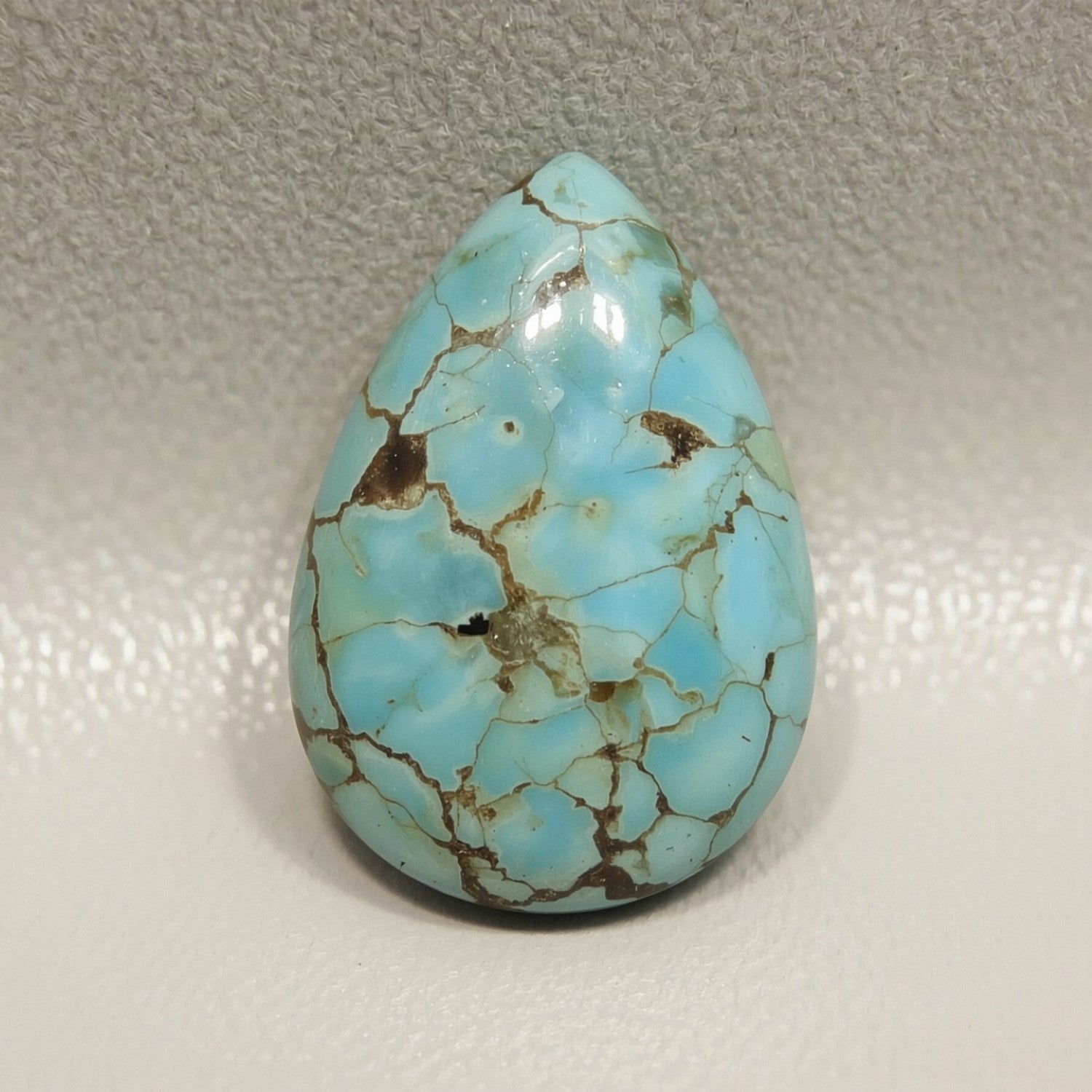 Turquoise 10PC Tiny 4x6 MM Pear Cabochon Blue Lustrous semi Precious Semi Precious Gemstone