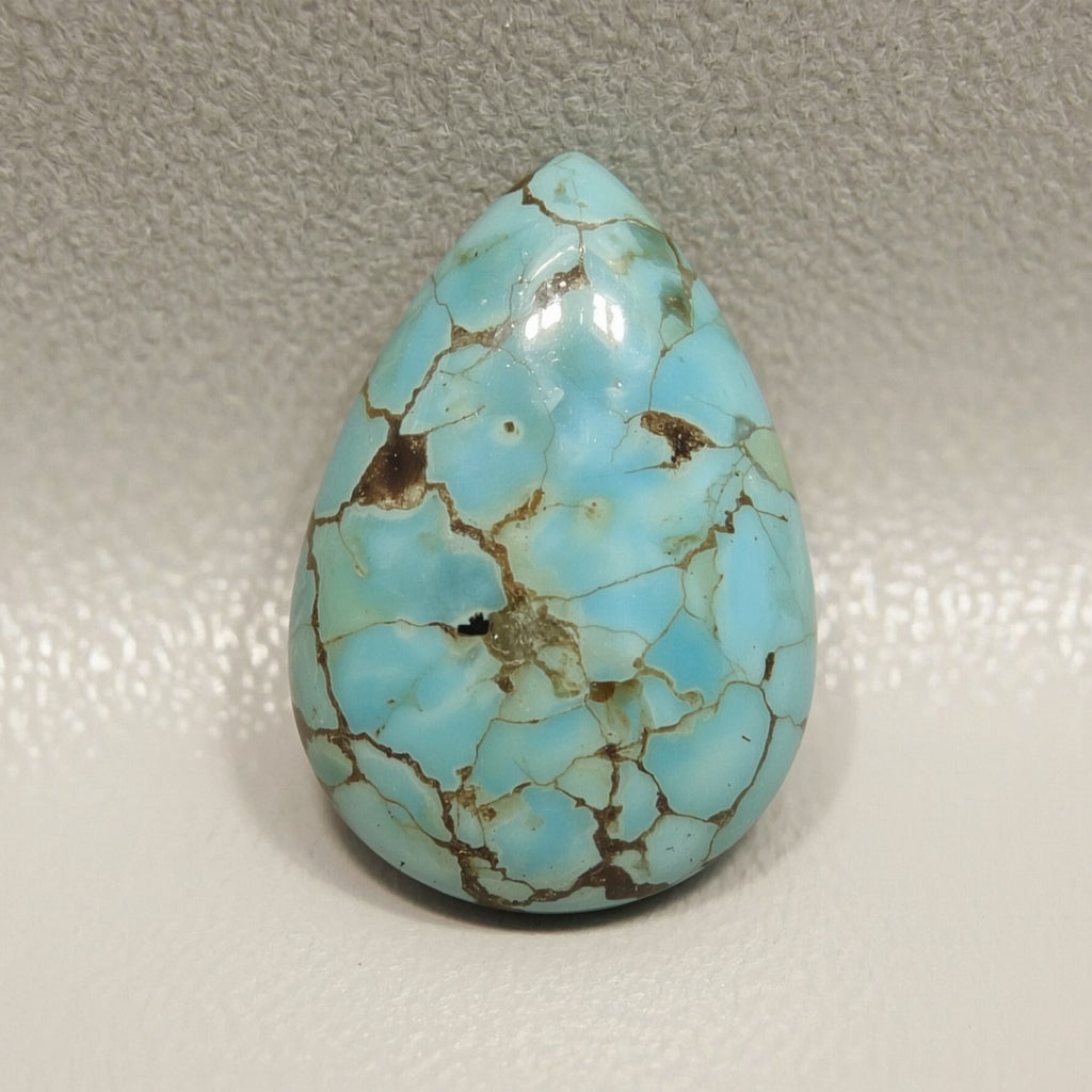 Turquoise 10PC Tiny 4x6 MM Pear Cabochon Blue Lustrous semi Precious Semi Precious Gemstone