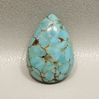 Turquoise 10PC Tiny 4x6 MM Pear Cabochon Blue Lustrous semi Precious Semi Precious Gemstone