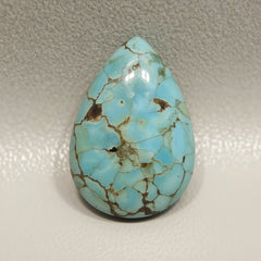 Turquoise 10PC Tiny 4x6 MM Pear Cabochon Blue Lustrous semi Precious Semi Precious Gemstone
