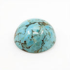 Turquoise 1PC Large 10x10 MM Round Cabochon Blue Genuine semi Precious Loose Gemstones