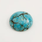 Turquoise 1PC Large 10x10 MM Round Cabochon Blue Genuine semi Precious Loose Gemstones