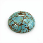 Turquoise 1PC Large 11x11 MM Round Cabochon Blue Superior semi Precious Semi Precious Gemstone