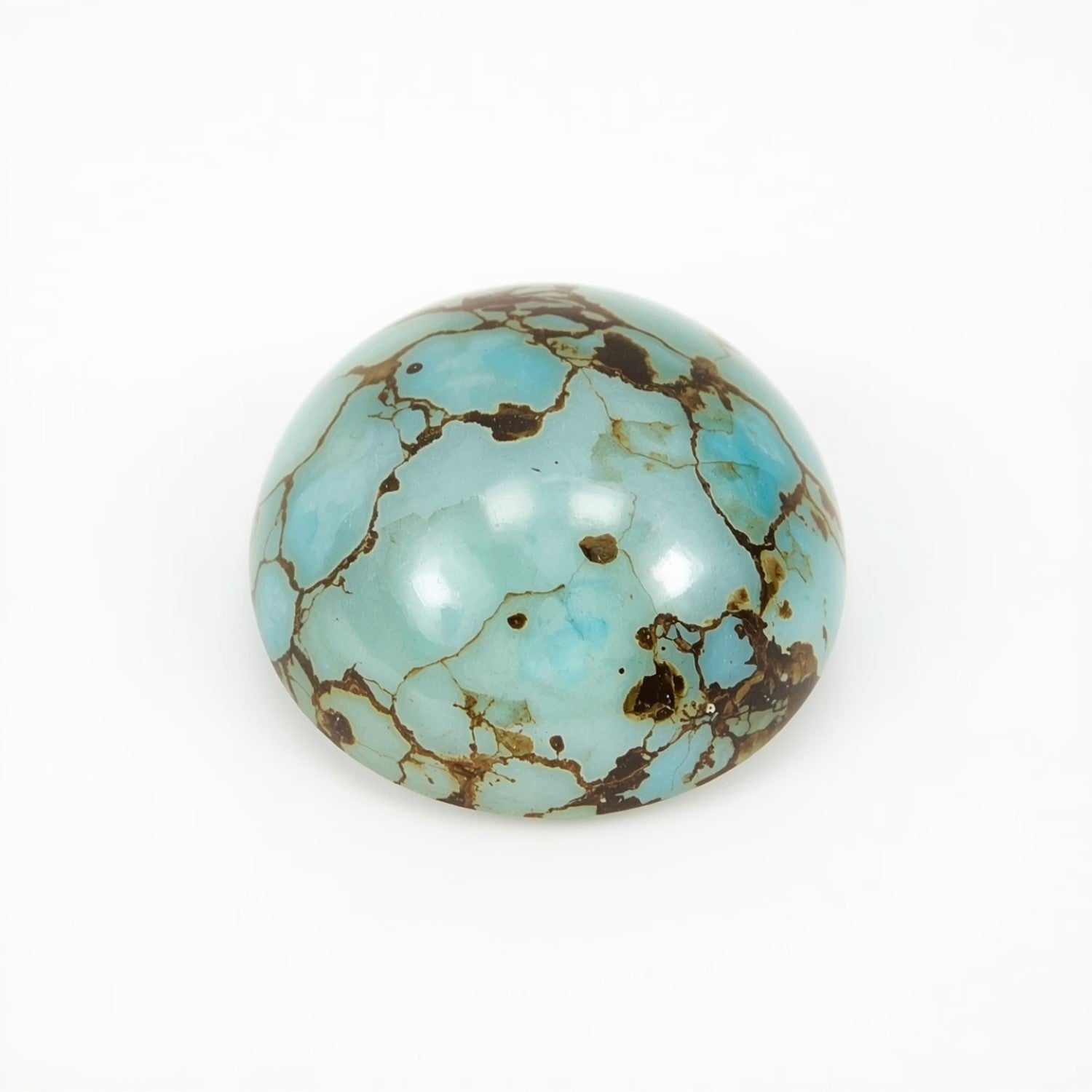 Turquoise 10PC Tiny 3x3 MM Round Cabochon Blue Splendid semi Precious Loose Gemstone