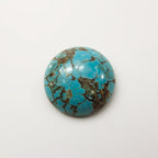 Turquoise 1PC Tiny 6x6 MM Round Cabochon Blue Shine semi Precious Precious Gemstone