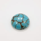 Turquoise 1PC Small 8x8 MM Round Cabochon Blue High-Quality semi Precious Loose Gems