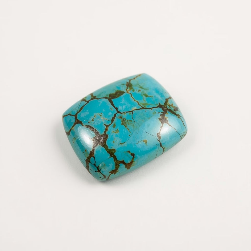 Turquoise 10PC Tiny 4x4 MM Square Cabochon Blue Sparkling semi Precious Loose Gemstone