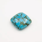 Turquoise 1PC Tiny 6x6 MM Square Cabochon Blue Splendid semi Precious Semi Precious Gemstone