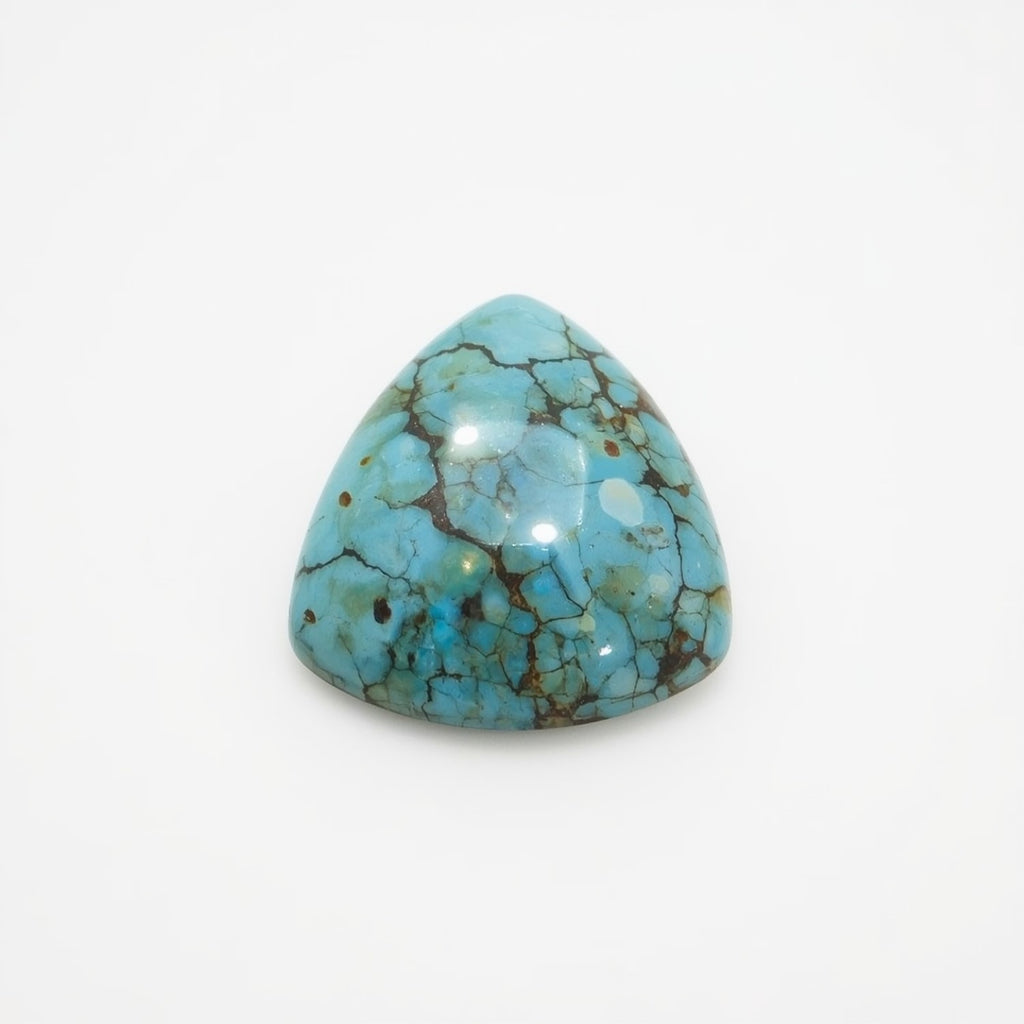 Turquoise 10PC Tiny 3x3 MM Triangle Cabochon Blue Natural semi Precious Semi Precious Gemstone