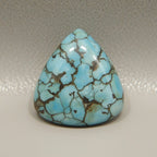 Turquoise 10PC Tiny 4x4 MM Triangle Cabochon Blue Genuine semi Precious Precious Gemstone