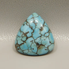 Turquoise 10PC Tiny 4x4 MM Triangle Cabochon Blue Genuine semi Precious Precious Gemstone