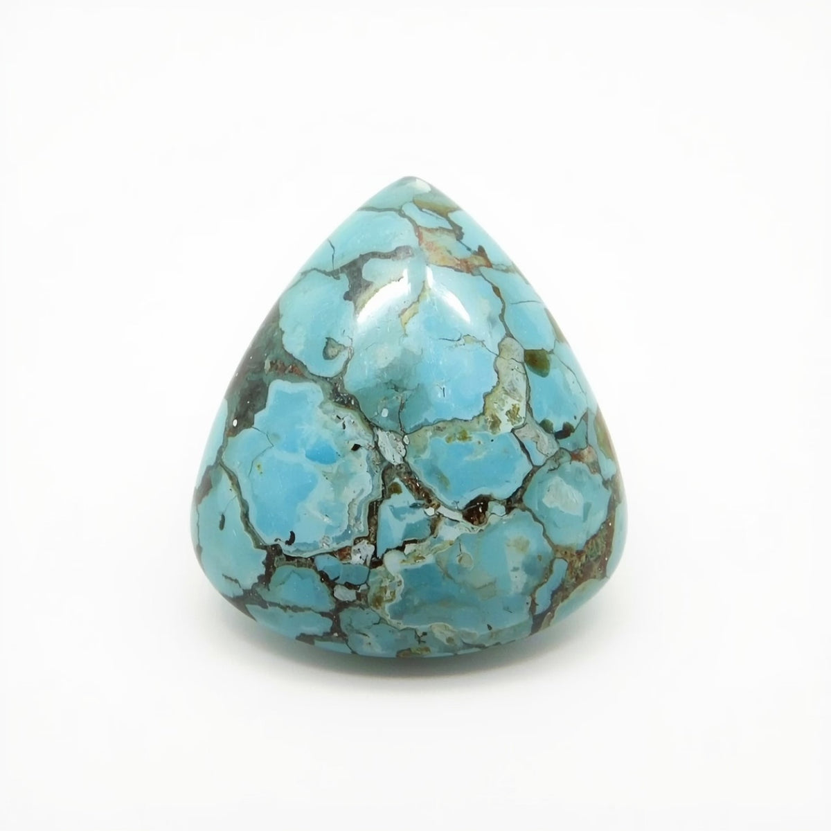 Turquoise 1PC Tiny 6x6 MM Triangle Cabochon Blue Pure semi Precious Loose Gems