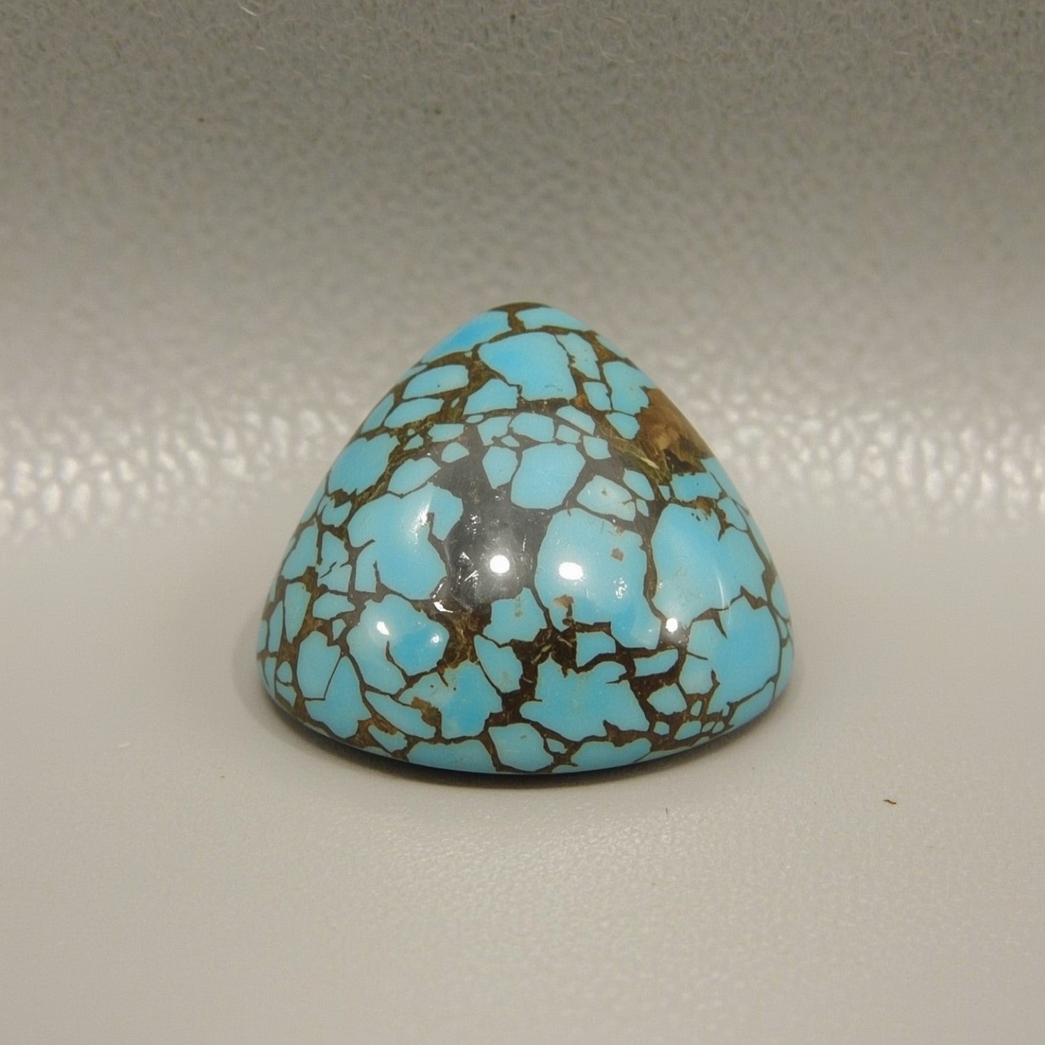Turquoise 1PC Small 7x7 MM Triangle Cabochon Blue Fiery semi Precious Loose Gemstone Sekundär produktbild