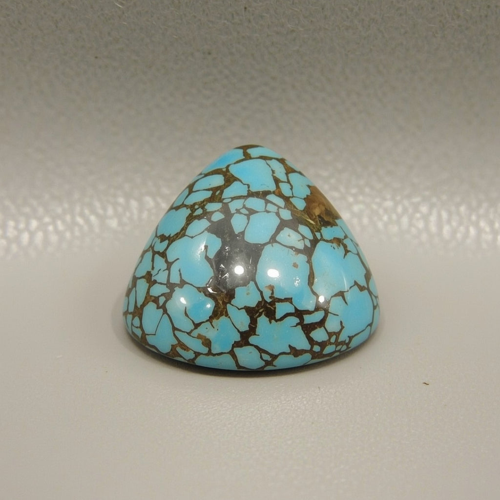 Turquoise 1PC Small 7x7 MM Triangle Cabochon Blue Fiery semi Precious Loose Gemstone