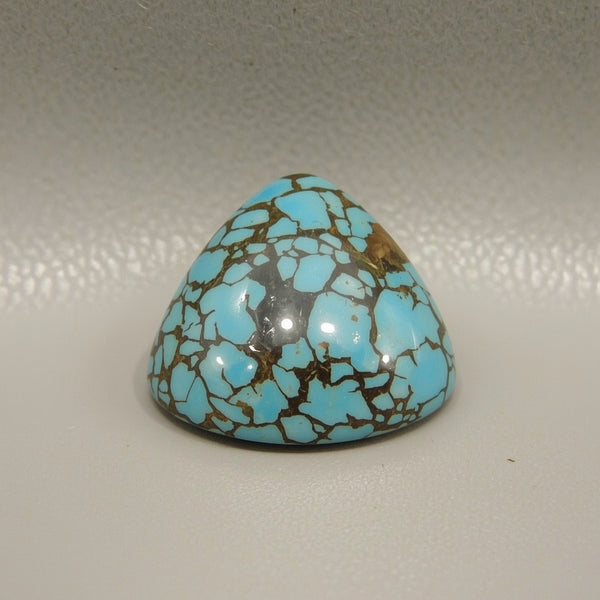 Turquoise 1PC Small 7x7 MM Triangle Cabochon Blue Fiery semi Precious Loose Gemstone